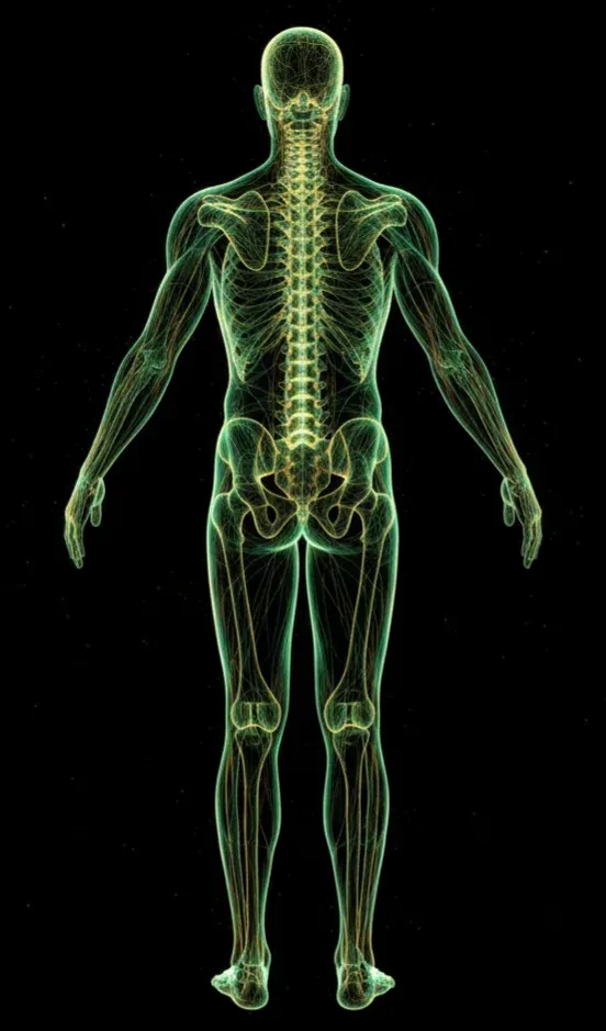 Vista Dorsal de pares biomagnéticos