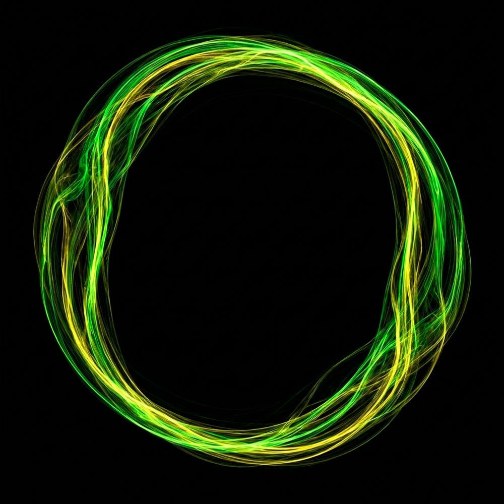 Campo de energía en movimiento